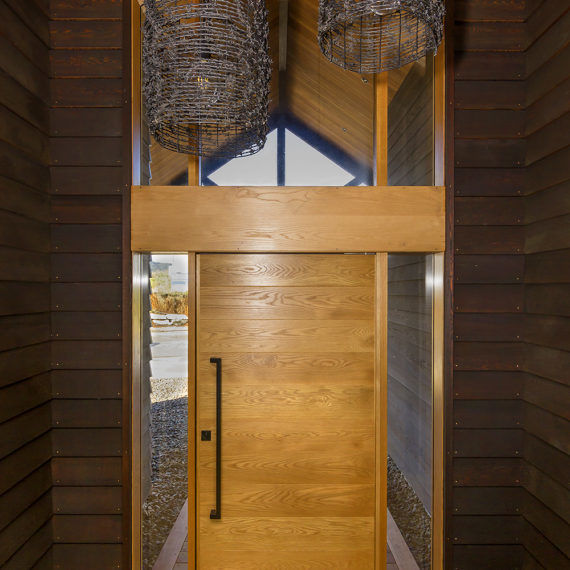 American White Oak Entrance Door